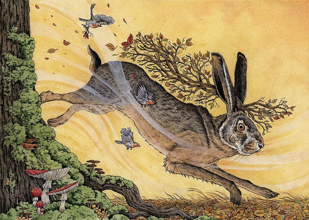 Autumn Winds art print by Lea Chaillaud for $57.95 CAD