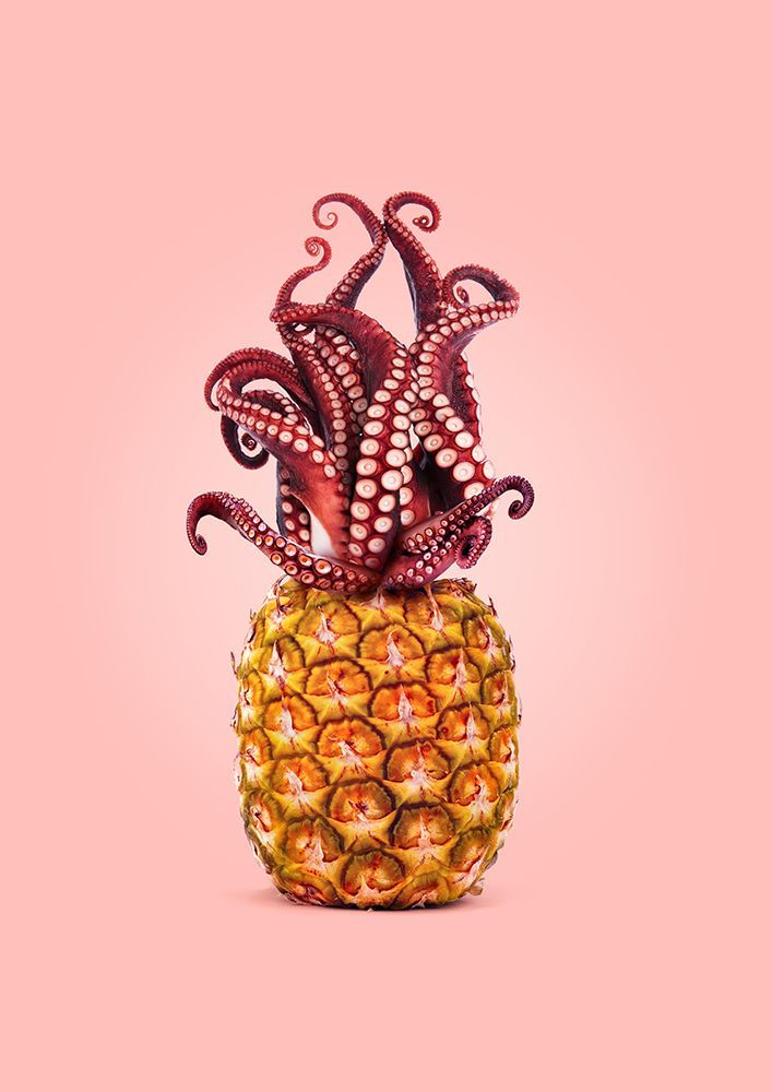 Octopus Pineapple art print by Artem Pozdniakov for $57.95 CAD