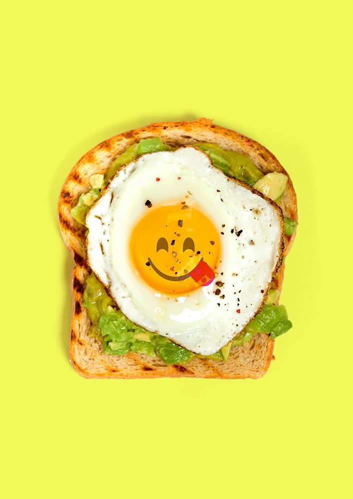 Toast Emoji art print by Artem Pozdniakov for $57.95 CAD