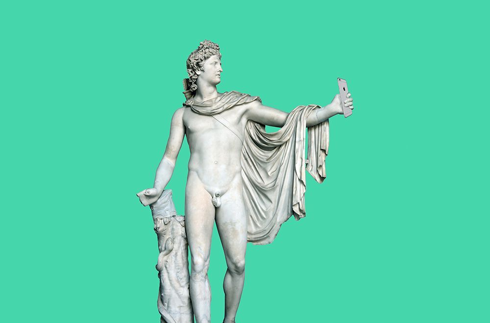 Antique Selfie art print by Artem Pozdniakov for $57.95 CAD