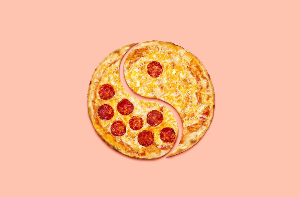 Pizza Balance art print by Artem Pozdniakov for $57.95 CAD