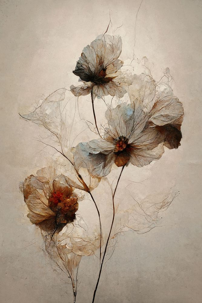 Dry Flowers No 3 art print by Treechild for $57.95 CAD