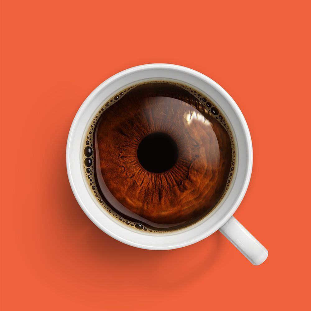 Coffee Eye Print art print by Artem Pozdniakov for $57.95 CAD
