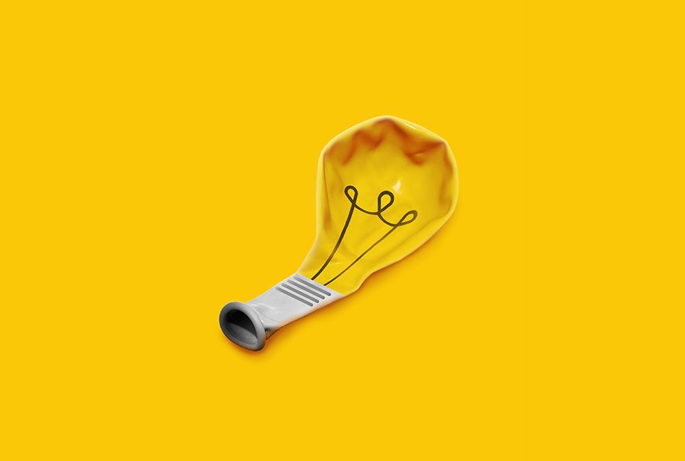 Deflated Idea art print by Artem Pozdniakov for $57.95 CAD