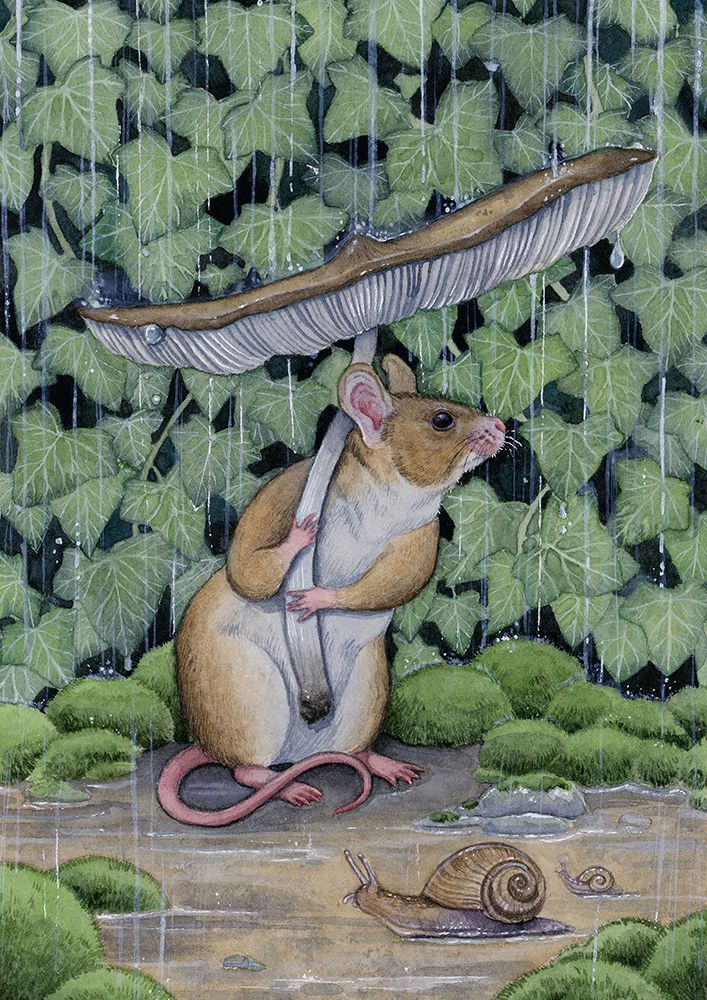 Spring Shower art print by Lea Chaillaud for $57.95 CAD