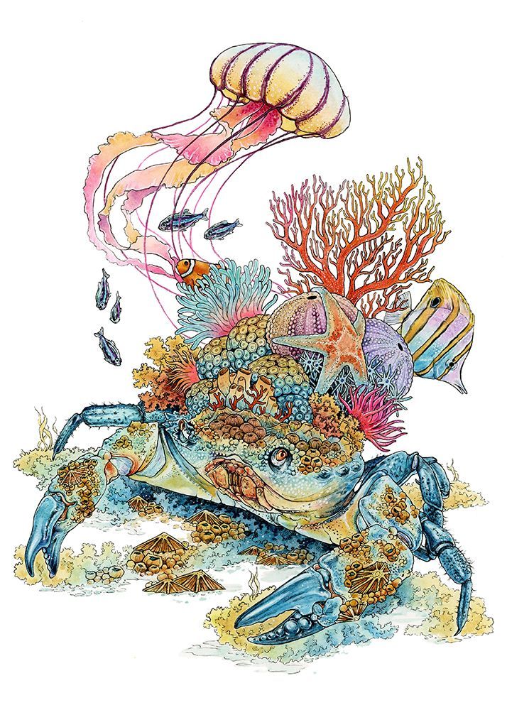 Moving With the Tide art print by Lea Chaillaud for $57.95 CAD