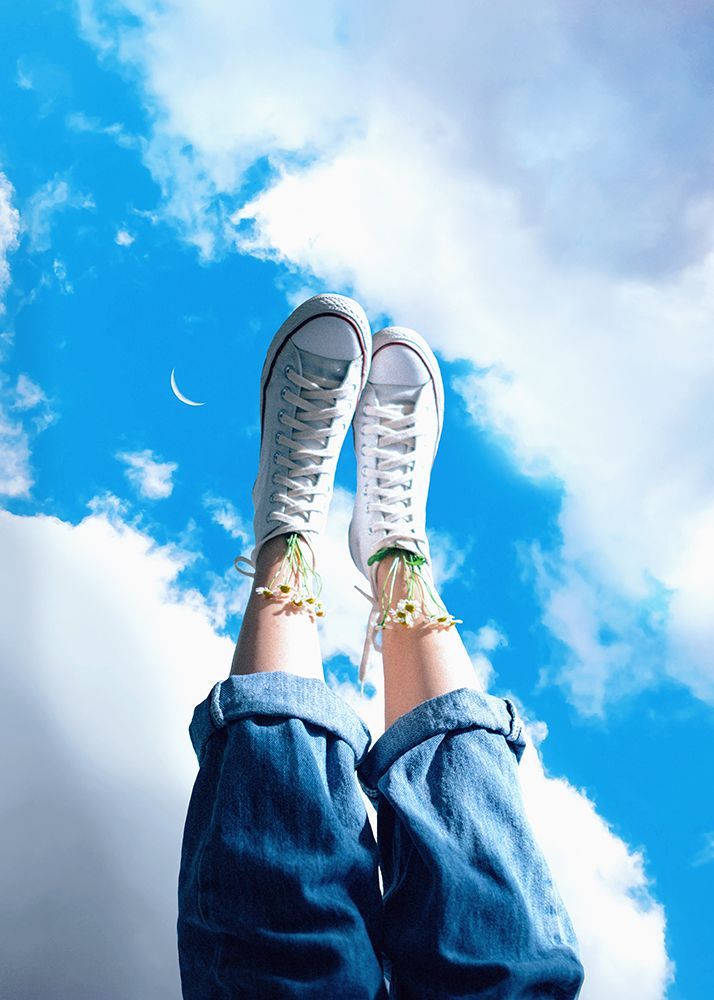 Shoes Ascend the Sky art print by Al Barizi for $57.95 CAD