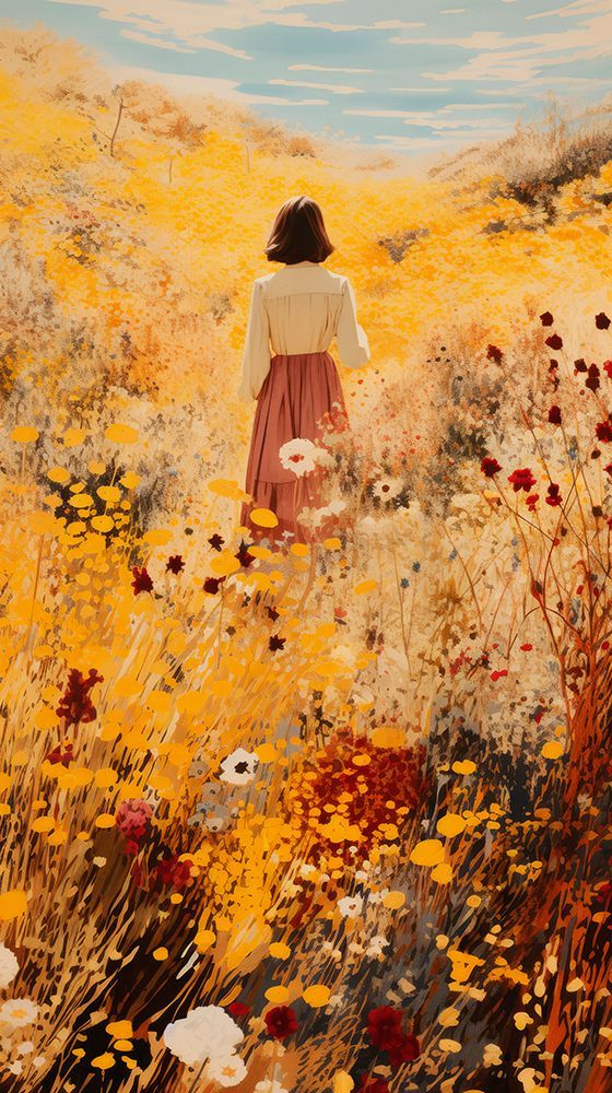 In The Yellow Fields art print by Treechild for $57.95 CAD