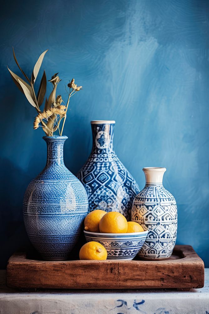 Blue Still Life art print by Treechild for $57.95 CAD