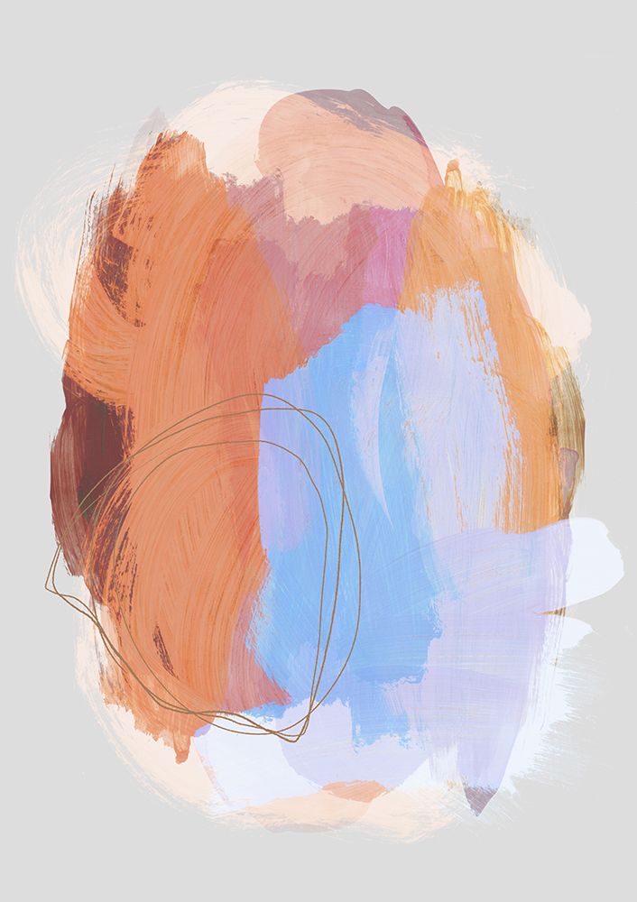 Abstract Brush Strokes 38Z art print by Mareike Bohmer for $57.95 CAD