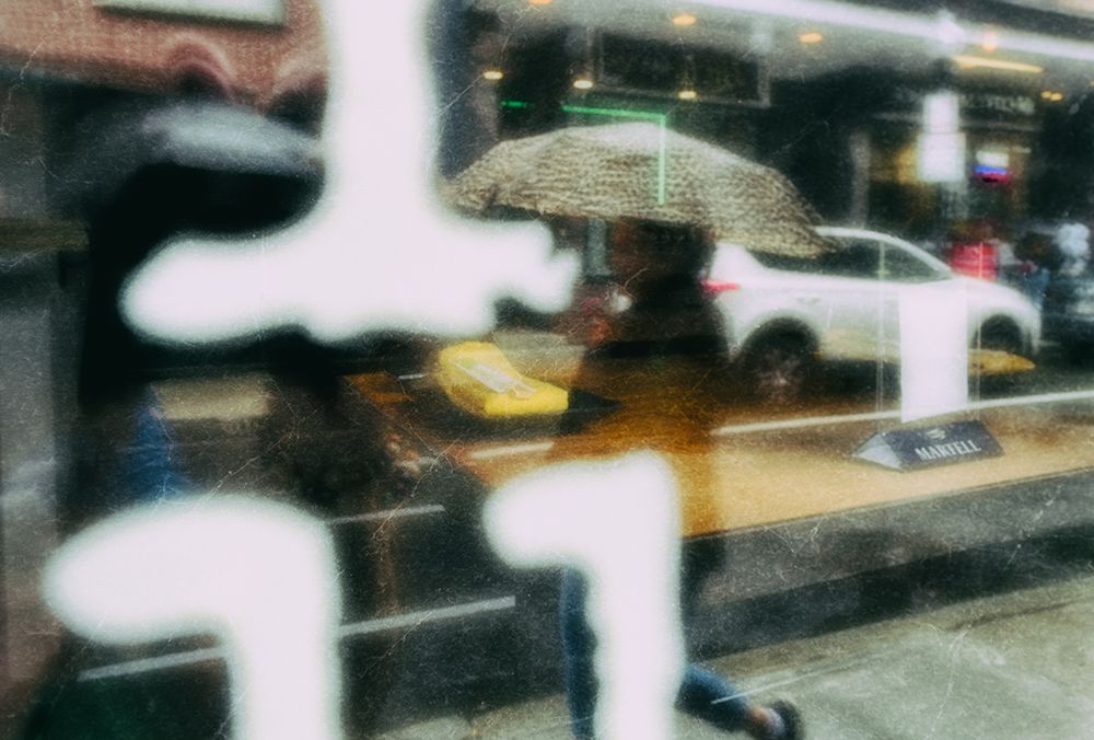 Chinatown Rain art print by John Hoey for $57.95 CAD