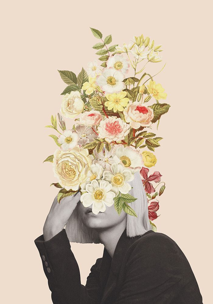 White Flowers Bouquet art print by Frida Floral Studio for $57.95 CAD