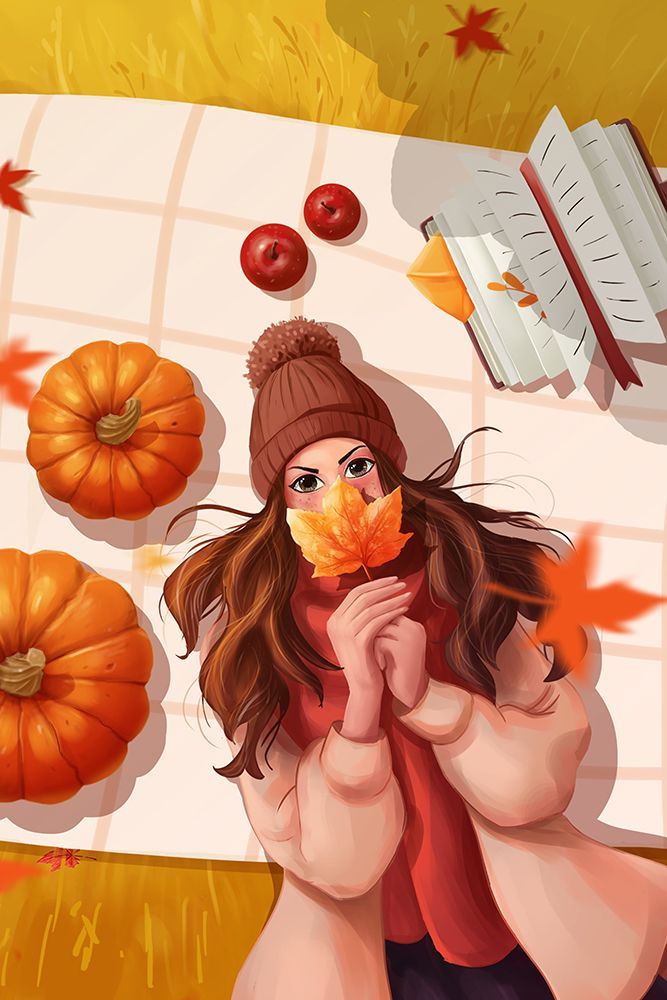 Autumn Girl art print by Xuan Thai for $57.95 CAD