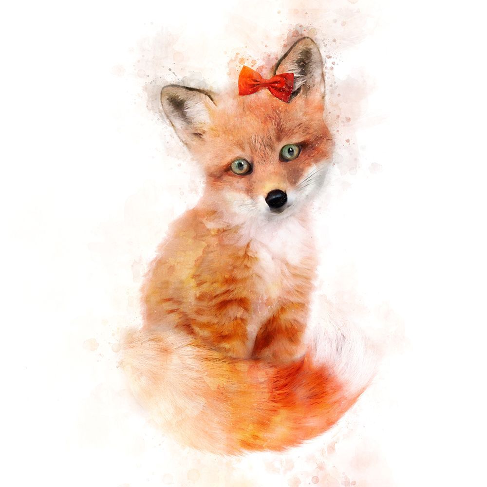 Baby Fox art print by Emel Tunaboylu for $57.95 CAD
