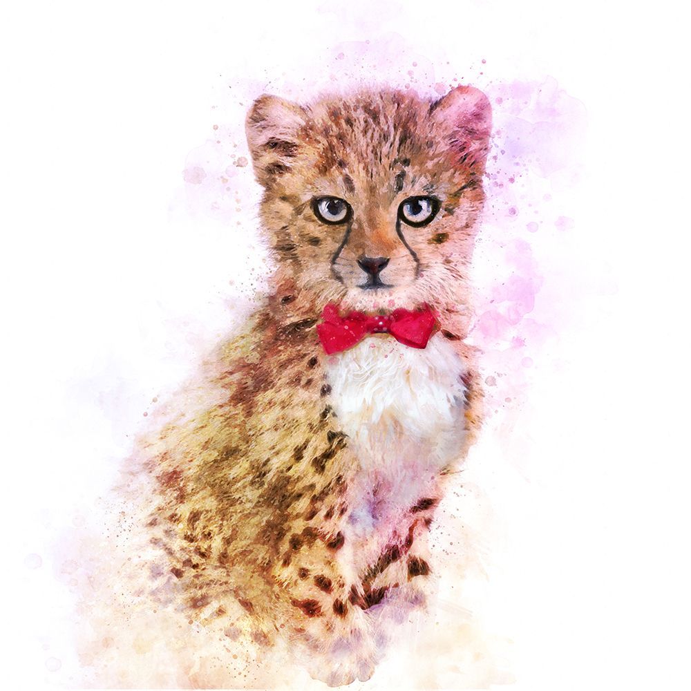 Baby Cheetah Watercolor art print by Emel Tunaboylu for $57.95 CAD