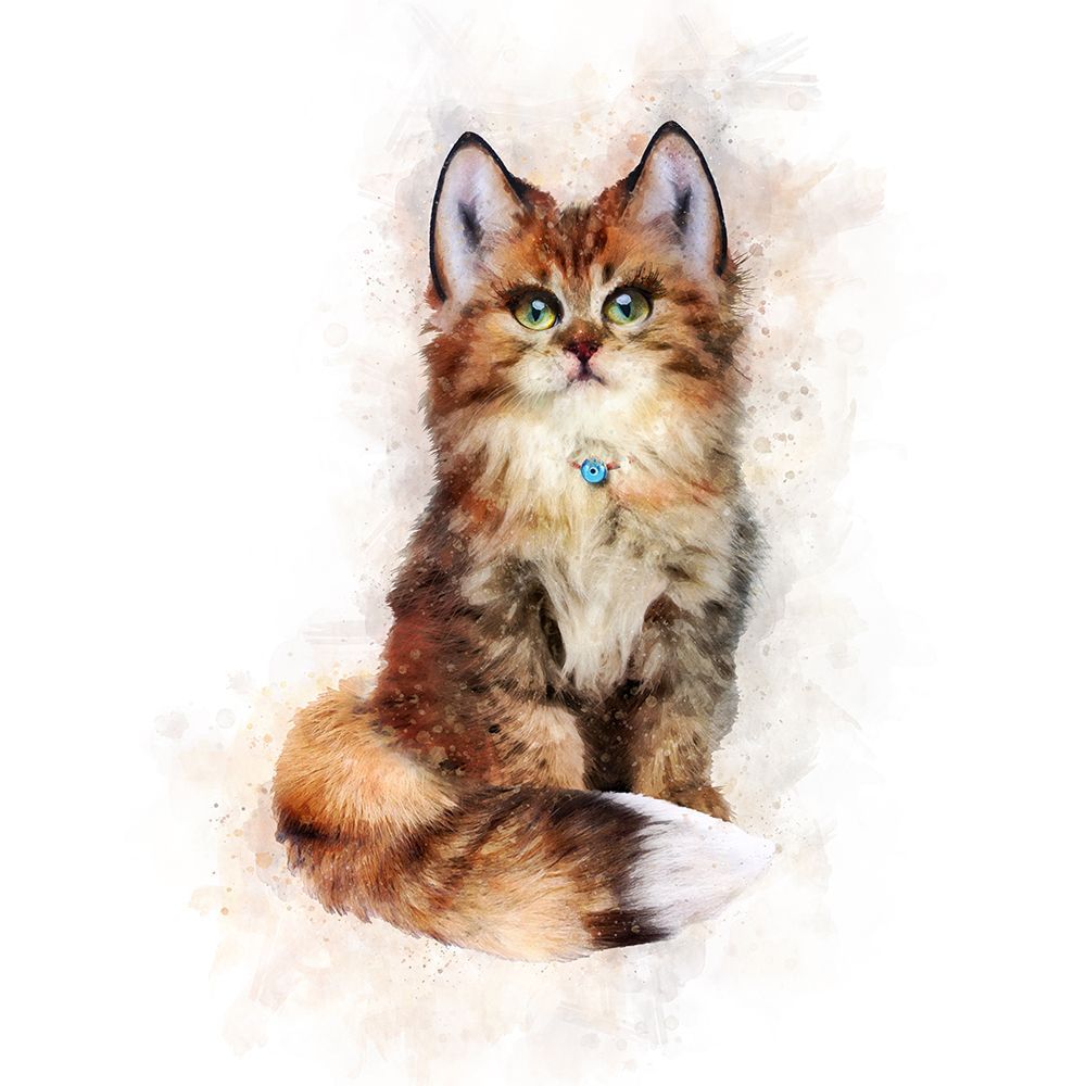 Baby Cat art print by Emel Tunaboylu for $57.95 CAD