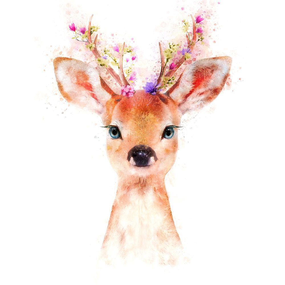 Baby Deer art print by Emel Tunaboylu for $57.95 CAD
