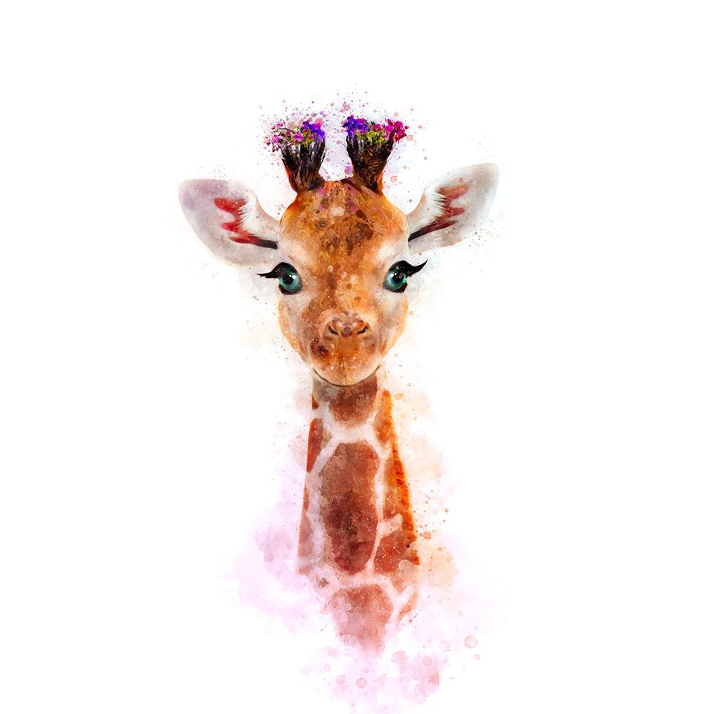 Baby Giraffe art print by Emel Tunaboylu for $57.95 CAD