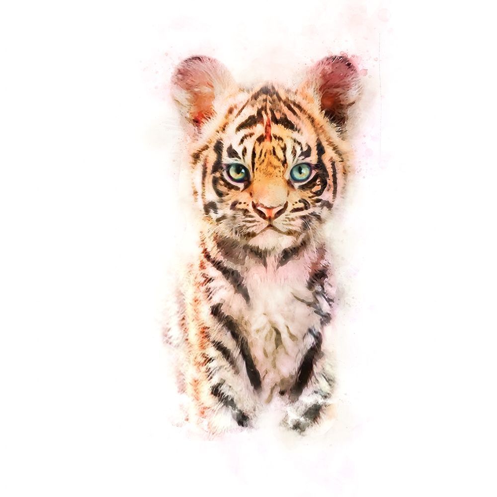 Baby Tiger art print by Emel Tunaboylu for $57.95 CAD