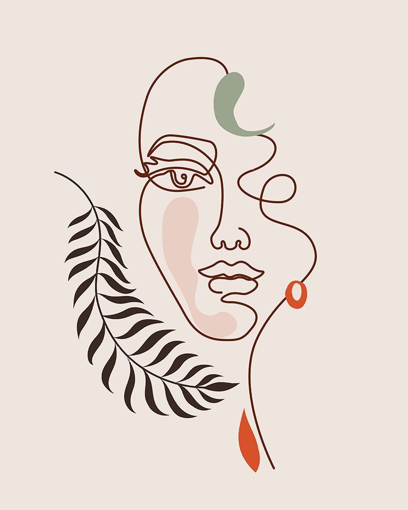 Line Face No2 art print by Emel Tunaboylu for $57.95 CAD