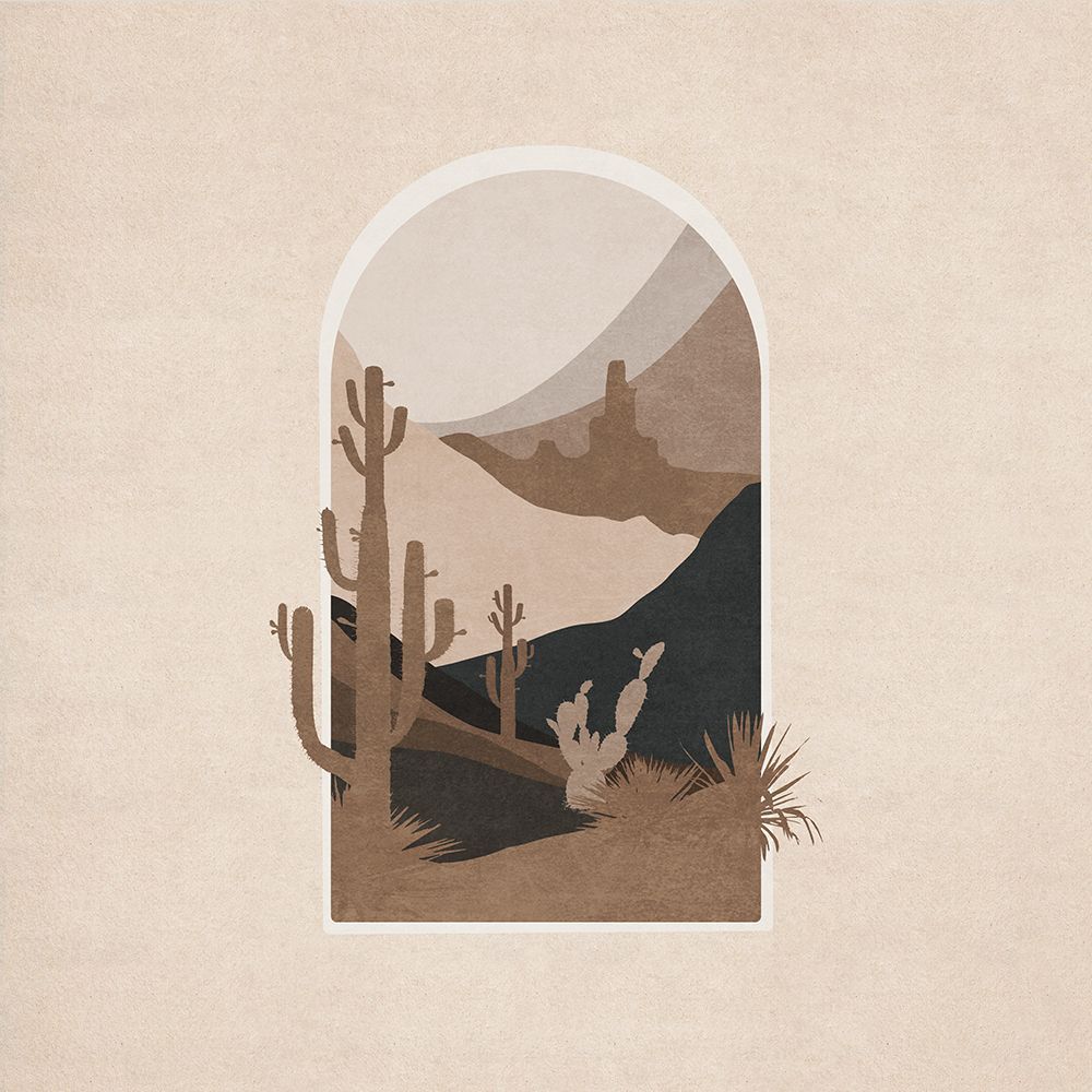 Desert art print by Emel Tunaboylu for $57.95 CAD