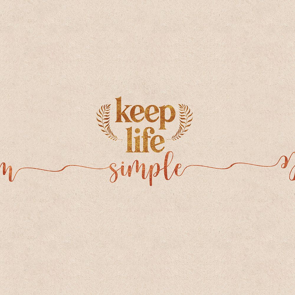 Keep Life Simple art print by Emel Tunaboylu for $57.95 CAD