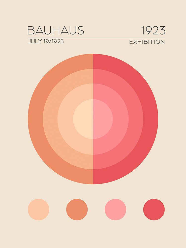 Bauhaus Pembe Daire art print by Emel Tunaboylu for $57.95 CAD