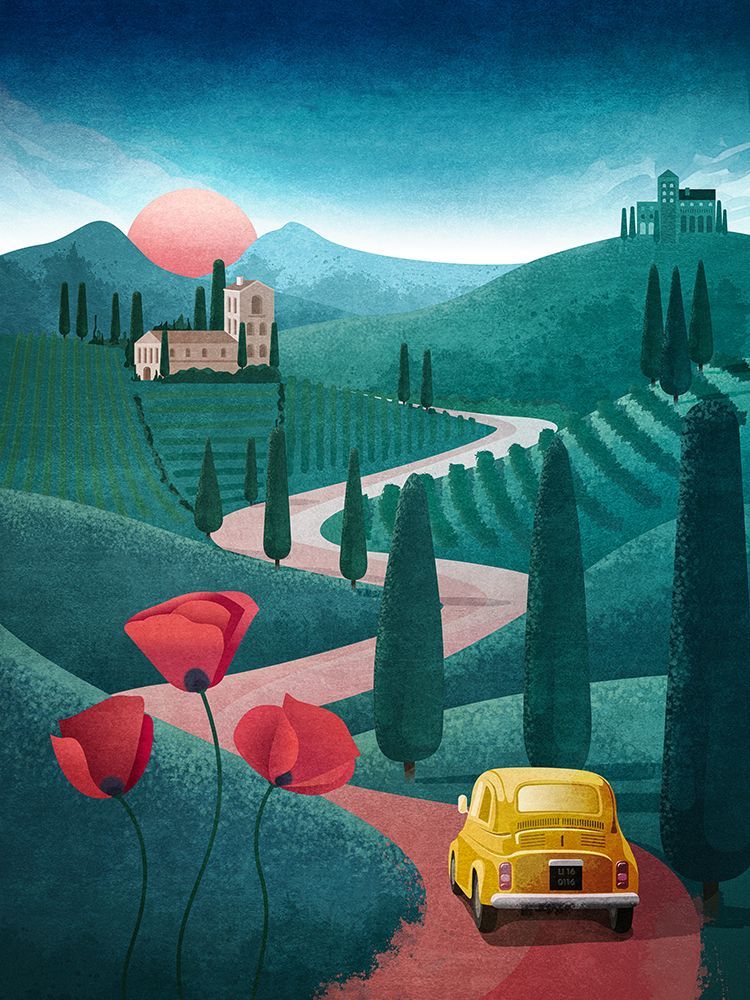 Tuscany art print by Emel Tunaboylu for $57.95 CAD