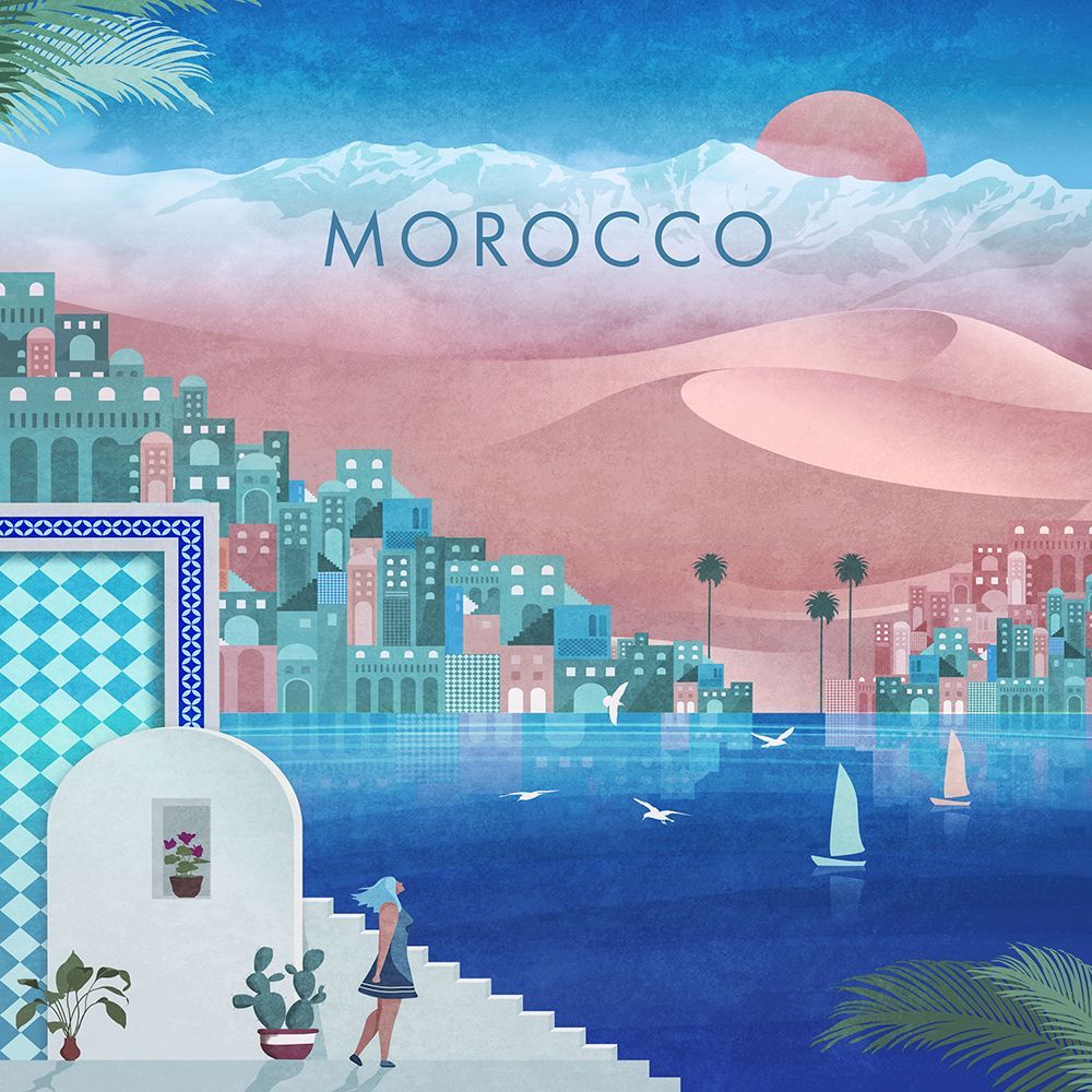 Morocco Square.png art print by Emel Tunaboylu for $57.95 CAD