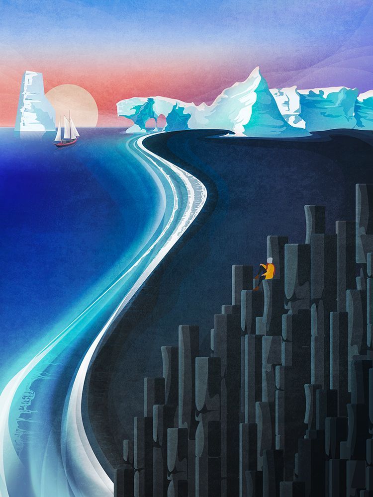 Iceland art print by Emel Tunaboylu for $57.95 CAD
