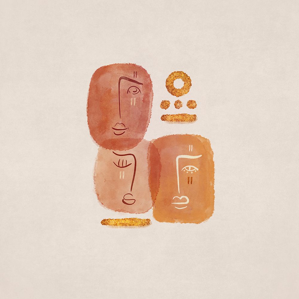 3Heads 2 art print by Emel Tunaboylu for $57.95 CAD