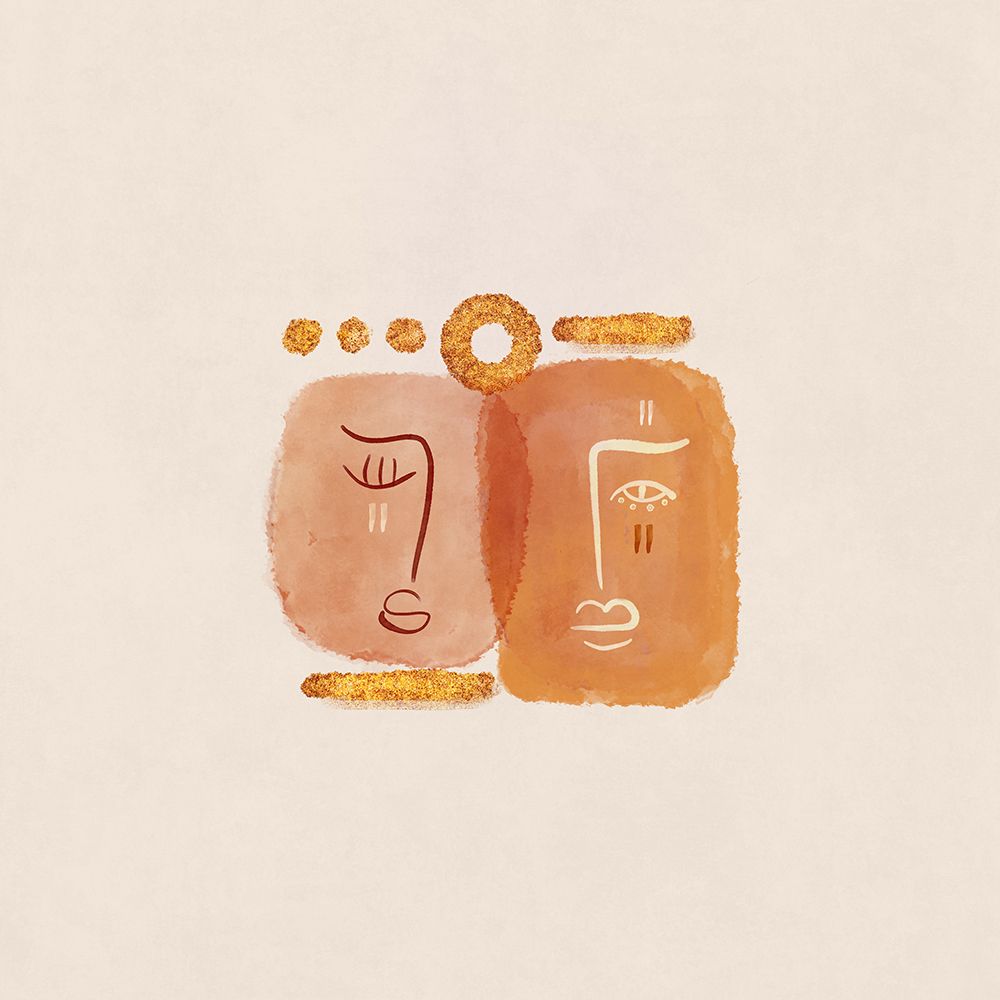 2 Heads art print by Emel Tunaboylu for $57.95 CAD