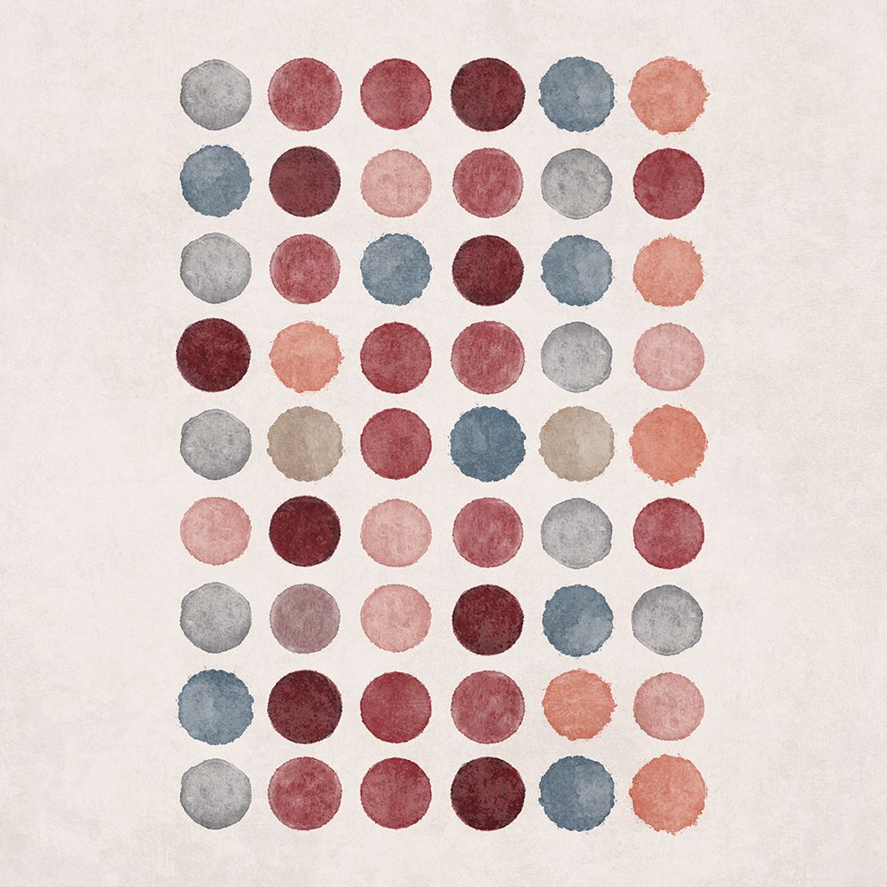 Watercolor Dots art print by Emel Tunaboylu for $57.95 CAD