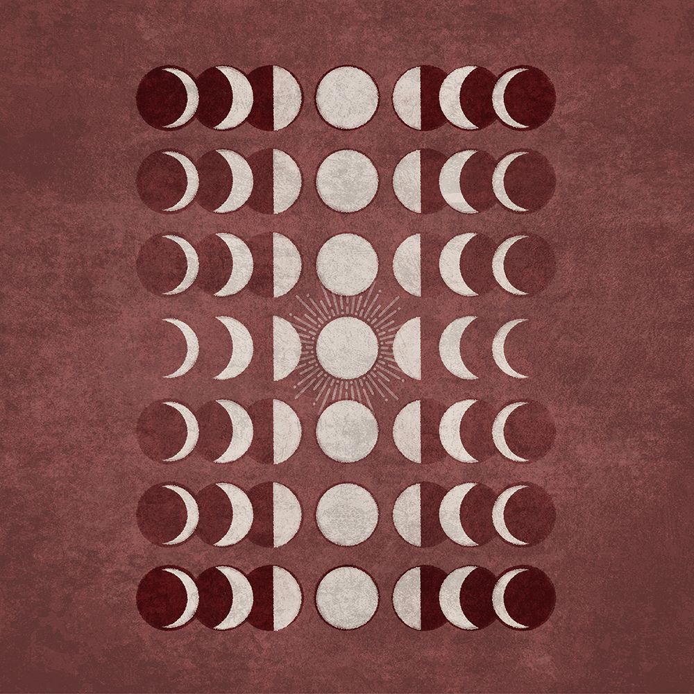 Visne Moons Phases art print by Emel Tunaboylu for $57.95 CAD