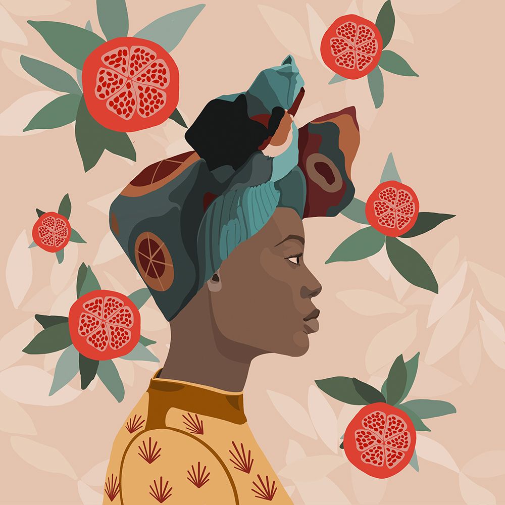 Narli Afro Kadin art print by Emel Tunaboylu for $57.95 CAD