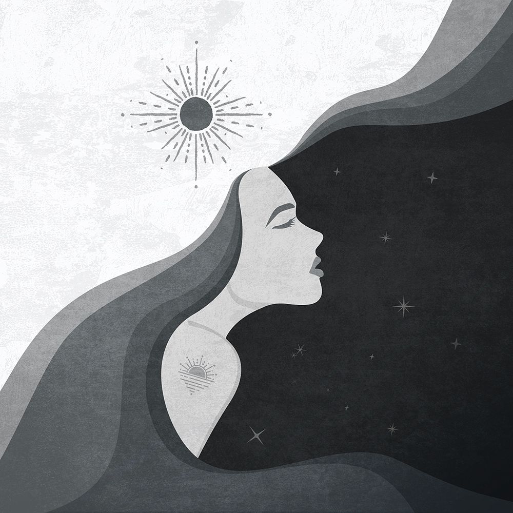Sun Lady Bw art print by Emel Tunaboylu for $57.95 CAD