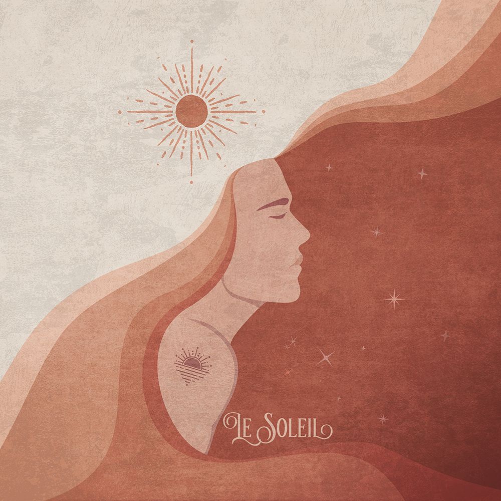 Sun Man Terracotta Soleil art print by Emel Tunaboylu for $57.95 CAD