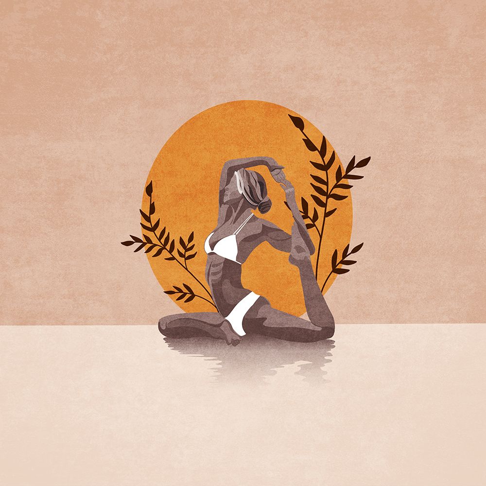 Meditation Old Woman art print by Emel Tunaboylu for $57.95 CAD