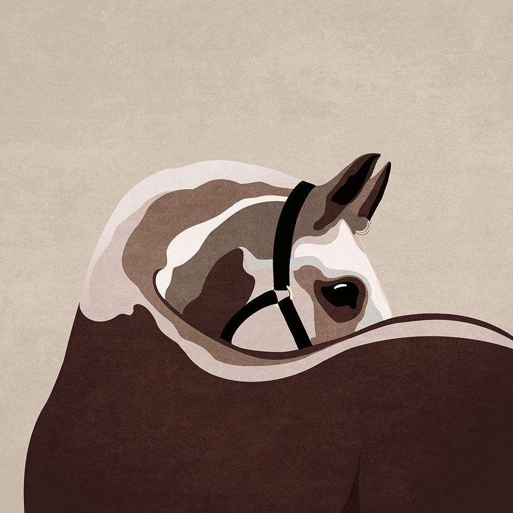 Boho Western Horse art print by Emel Tunaboylu for $57.95 CAD