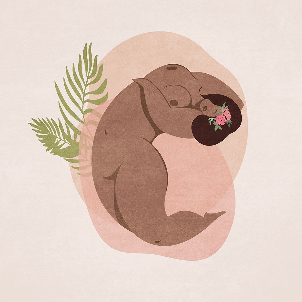 Beautiful Curvy B Lady 02 art print by Emel Tunaboylu for $57.95 CAD