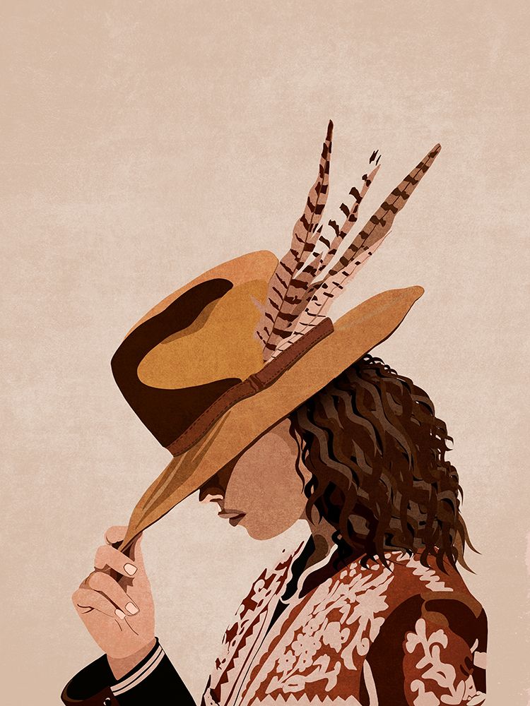 Brunette art print by Emel Tunaboylu for $57.95 CAD