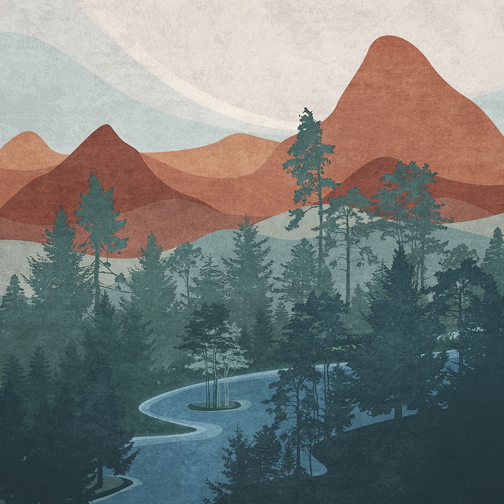 River 01 art print by Emel Tunaboylu for $57.95 CAD