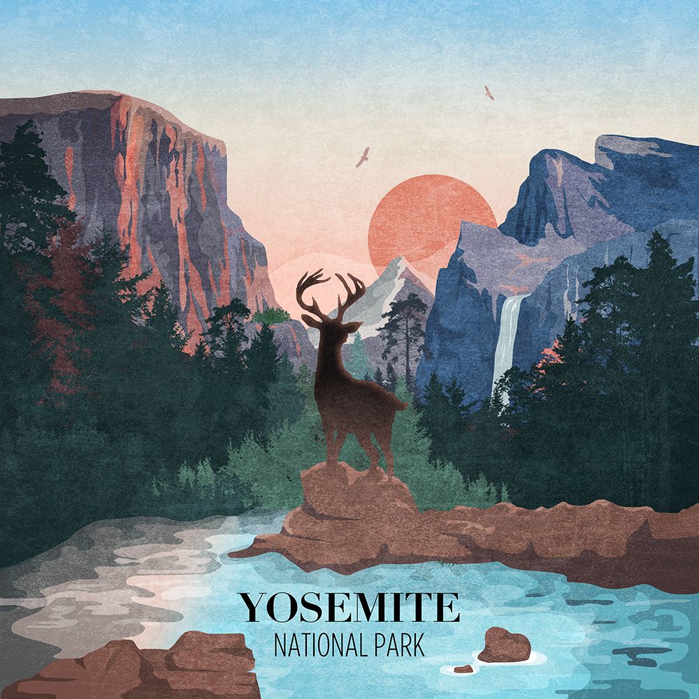 Yosemite art print by Emel Tunaboylu for $57.95 CAD