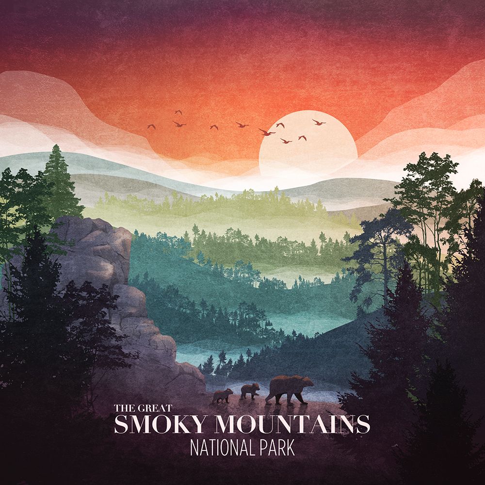 Smoky Mountains art print by Emel Tunaboylu for $57.95 CAD