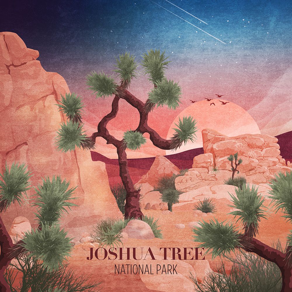 Joshua Tree art print by Emel Tunaboylu for $57.95 CAD