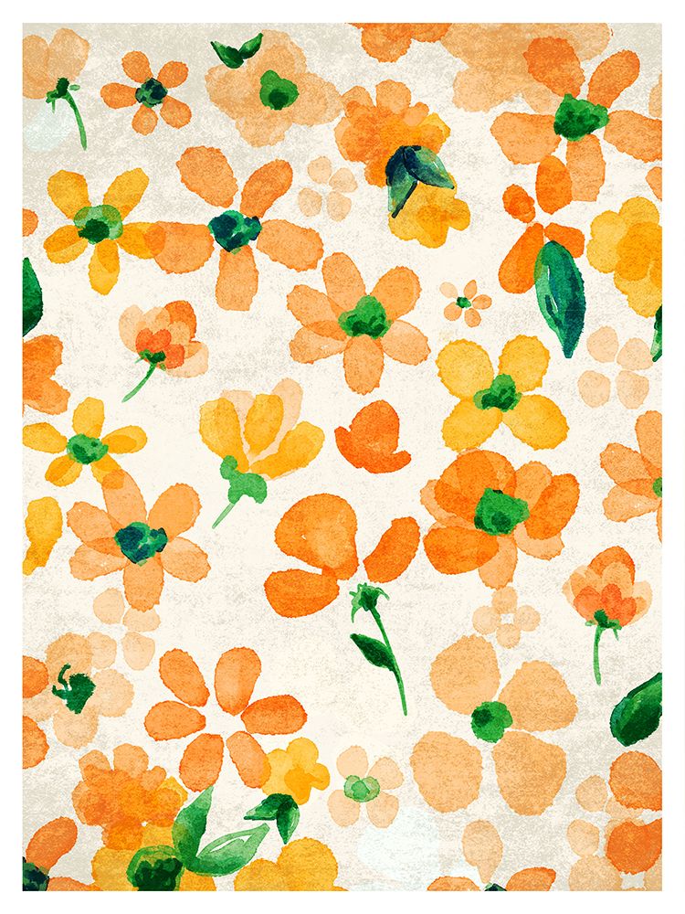 Orange art print by Emel Tunaboylu for $57.95 CAD