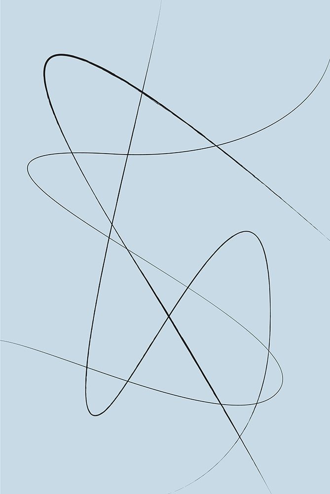 Blue Abstract No2 art print by Oju Design for $57.95 CAD