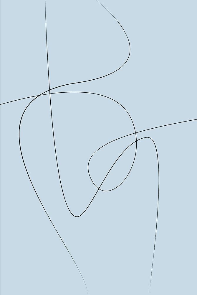 Blue Abstract art print by Oju Design for $57.95 CAD
