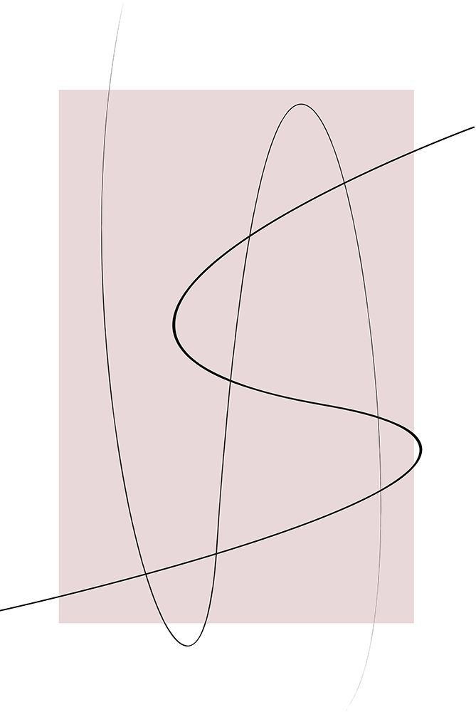 Blush Abstract art print by Oju Design for $57.95 CAD