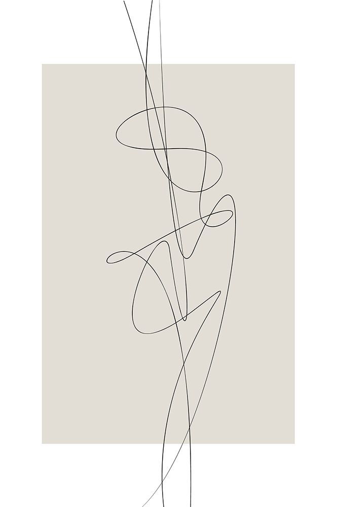 Beige Abstract art print by Oju Design for $57.95 CAD